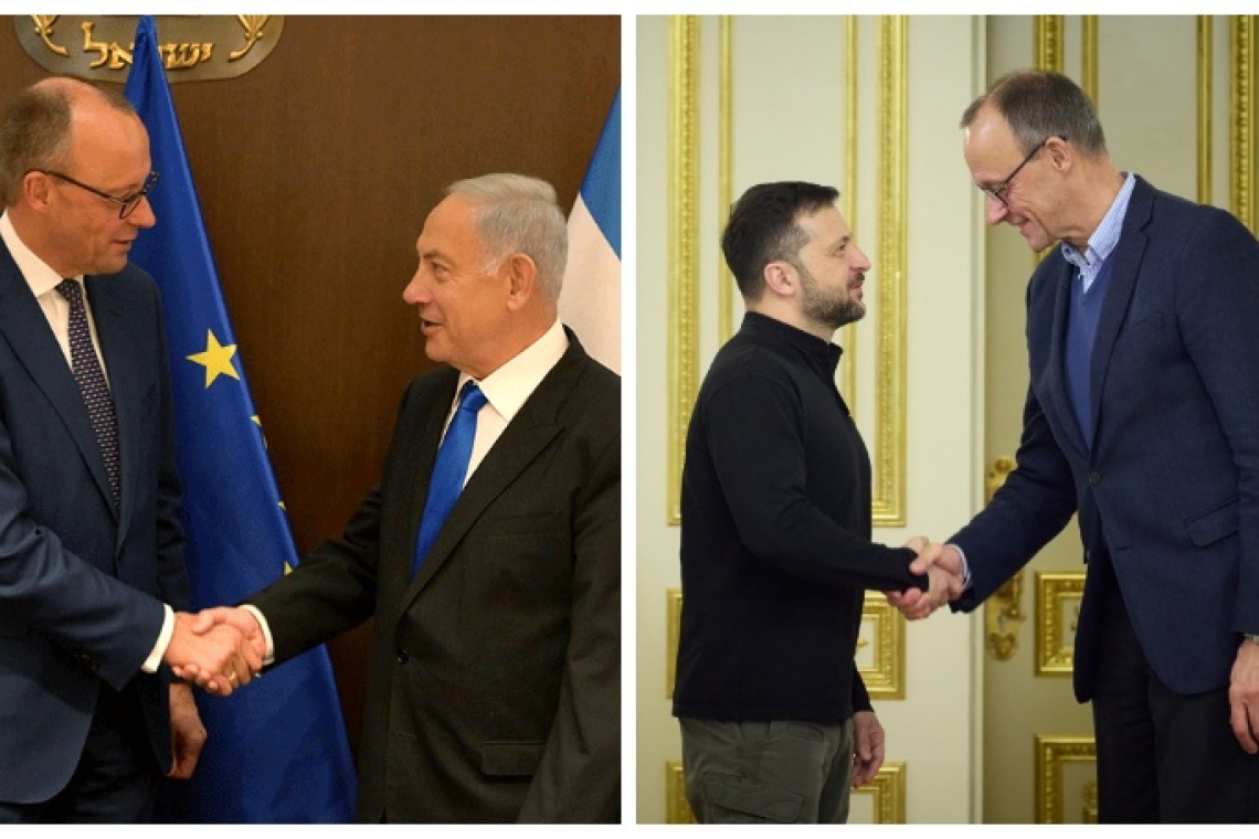 нетаньяху, мерц, зеленський